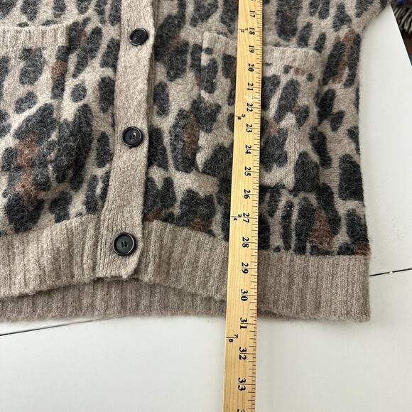 Rails women’s Oslo cardigan size medium spotted hazel oversized alpaca wool - Picture 8 of 9